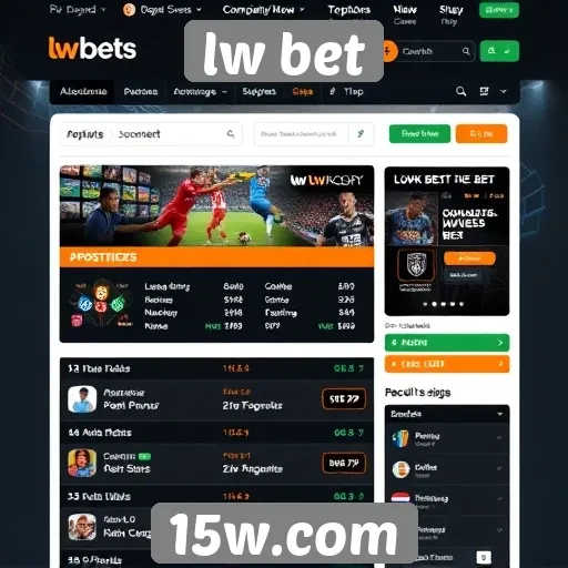 Análise da interface do usuário do site LW Bet
